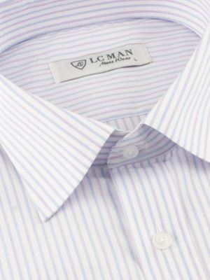 پیراهن مردانه راه راه آستین بلند ال سی من 061