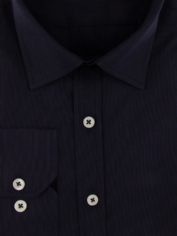 پیراهن مردانه سرمه ای آستین بلند ال سی من 058