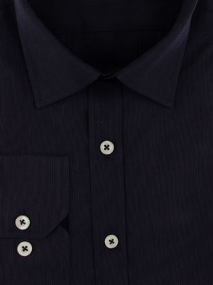 پیراهن مردانه سرمه ای آستین بلند ال سی من 058