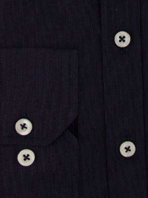 پیراهن مردانه سرمه ای آستین بلند ال سی من 058