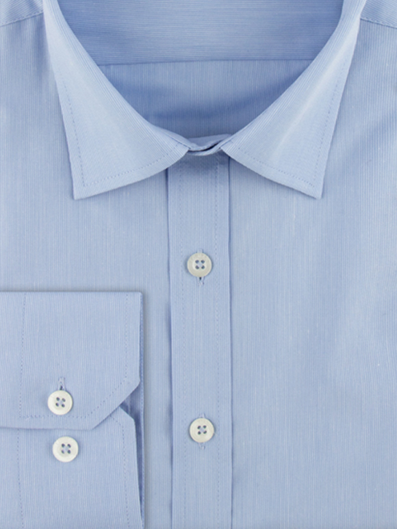 پیراهن مردانه آبی آستین بلند ال سی من 058