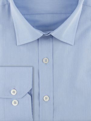 پیراهن مردانه آبی آستین بلند ال سی من 058