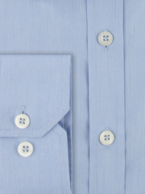 پیراهن مردانه آبی آستین بلند ال سی من 058