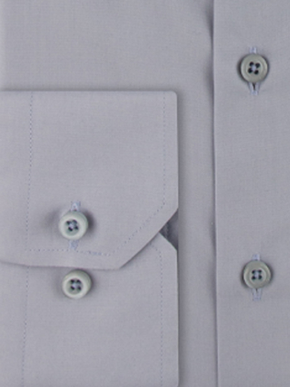 پیراهن مردانه طوسی آستین بلند ال سی من 057