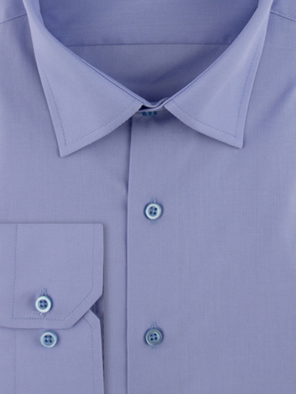 پیراهن مردانه آبی آستین بلند ال سی من 057