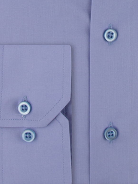 پیراهن مردانه آبی آستین بلند ال سی من 057