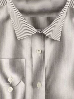 پیراهن سفید راه راه آستین بلند ال سی من 69