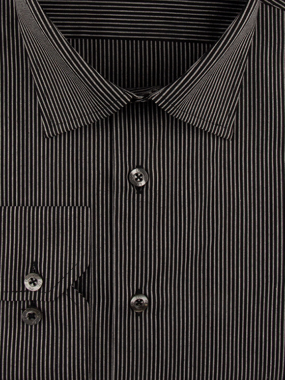 پیراهن مردانه راه راه آستین بلند ال سی من 068