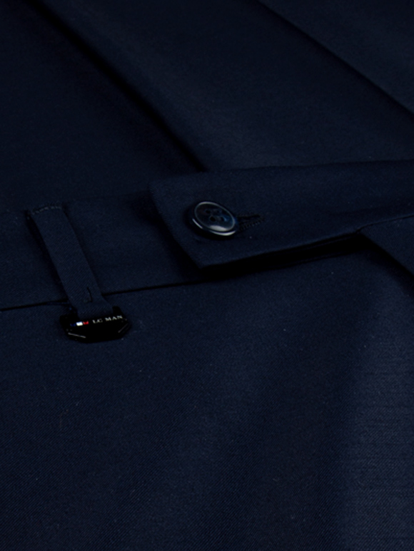 شلوار مردانه سرمه ای تیره فاستونی ال سی من 36