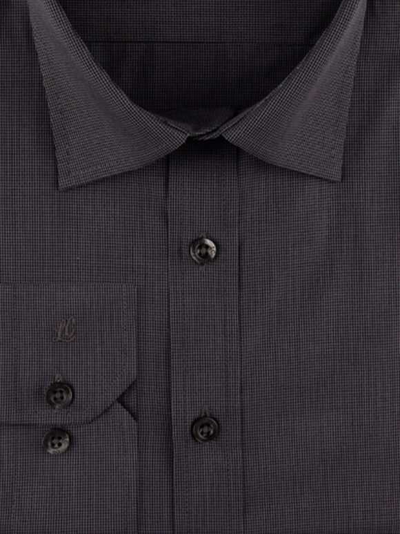 پیراهن چهارخانه ریز آستین بلند ال سی من 5