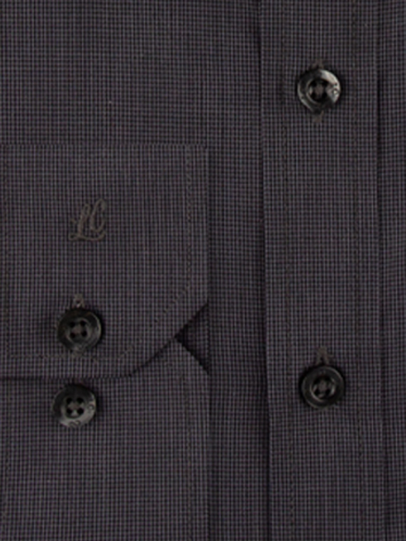 پیراهن چهارخانه ریز آستین بلند ال سی من 5