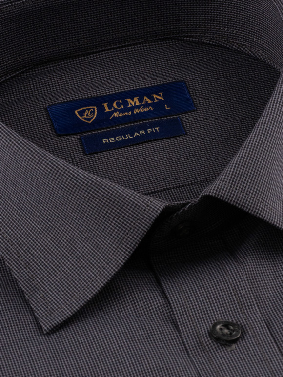 پیراهن چهارخانه ریز آستین بلند ال سی من 5