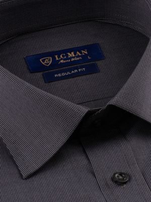 پیراهن چهارخانه ریز آستین بلند ال سی من 5