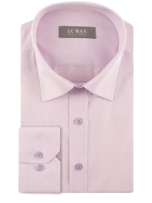 پیراهن مردانه صورتی آستین بلند ال سی من 067