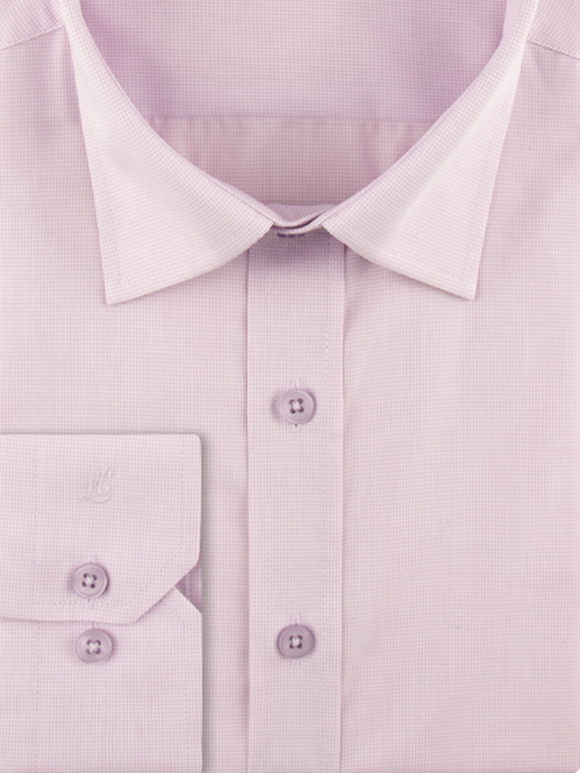 پیراهن مردانه صورتی آستین بلند ال سی من 067