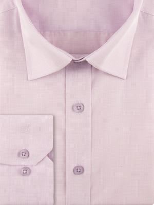 پیراهن مردانه صورتی آستین بلند ال سی من 067