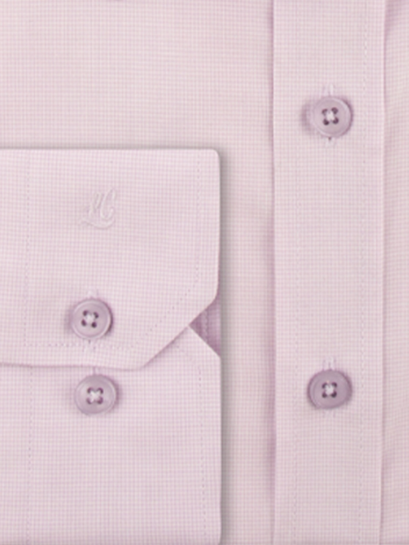 پیراهن مردانه صورتی آستین بلند ال سی من 067