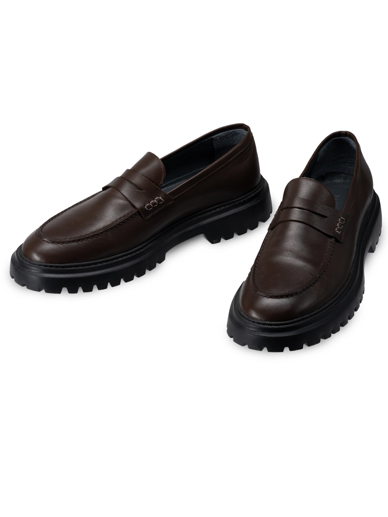 کفش بدون بند قهوه ای 61