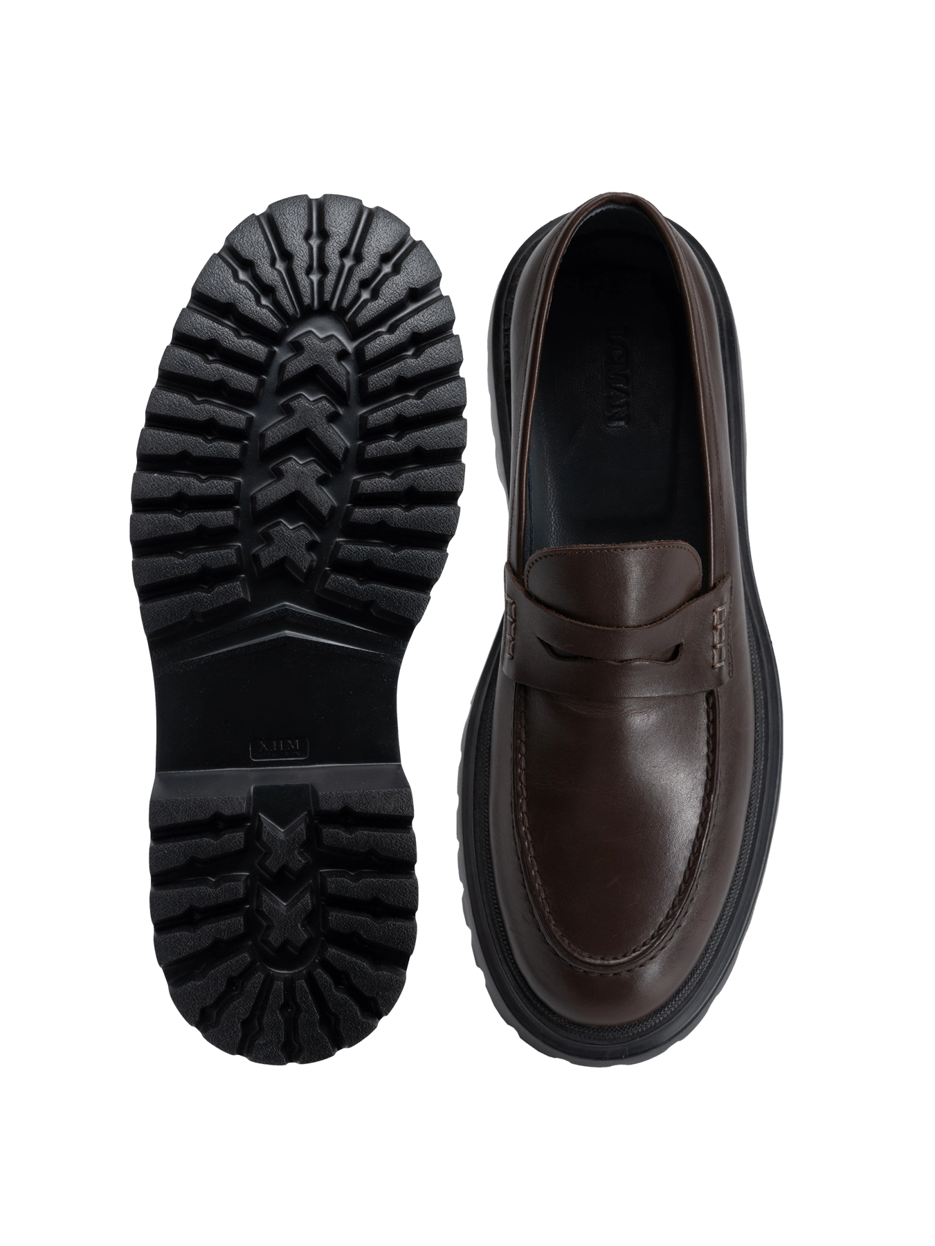 کفش بدون بند قهوه ای 61