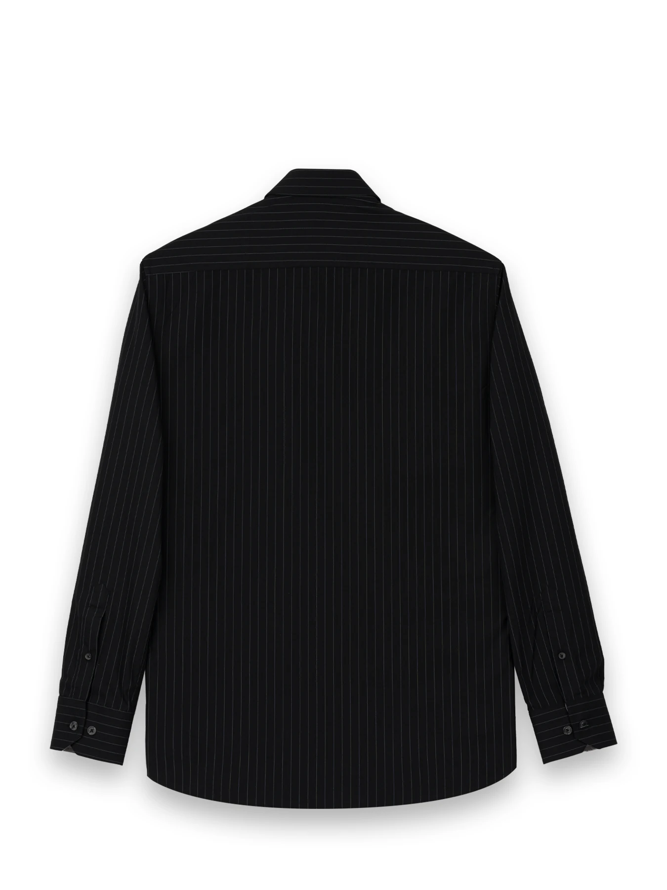 پیراهن مشکی راه راه آستین بلند ال سی من 