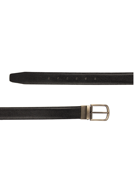 کمربندچرم زبانه دارسگک چرخشی فولتر سگک دودی