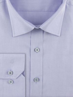 پیراهن آبی آستین بلند ساده ال سی من 3