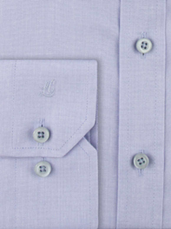 پیراهن آبی آستین بلند ساده ال سی من 3