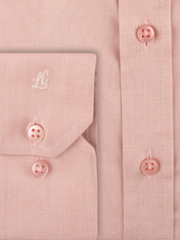 پیراهن ساده گلبهی آستین بلند ال سی من 