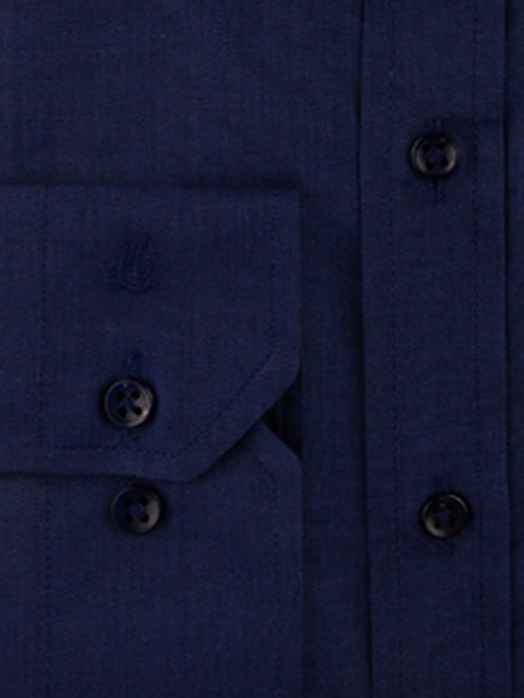 پیراهن مردانه سرمه ای آستین بلند ال سی من 071