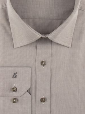 پیراهن طوسی ساده آستین بلند ال سی من 8