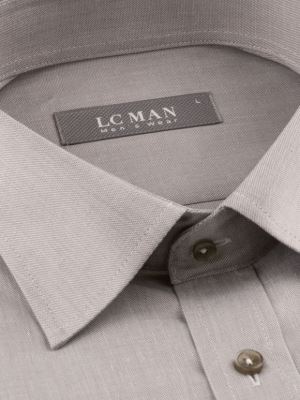 پیراهن طوسی ساده آستین بلند ال سی من 8