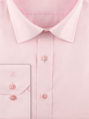 پیراهن مردانه صورتی آستین بلند ال سی من 071