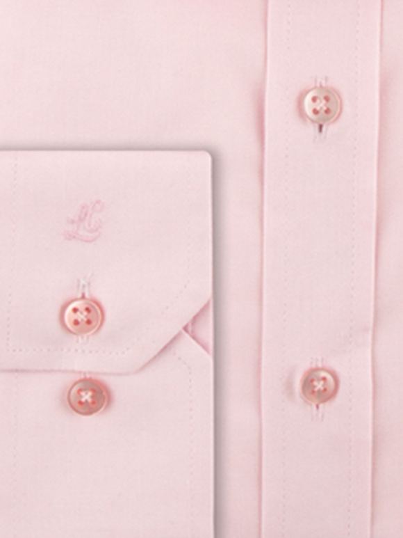 پیراهن مردانه صورتی آستین بلند ال سی من 071