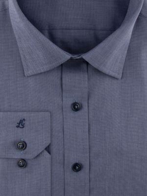 پیراهن آبی تیره آستین بلند ال سی من 4
