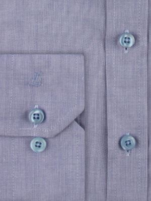 پیراهن آبی ساده آستین بلند ال سی من 9