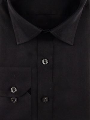 پیراهن  مردانه مشکی آستین بلند ال سی من 071