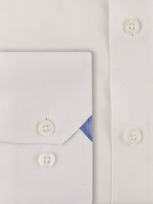 پیراهن مردانه سفید آستین بلند ال سی من 059