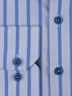 پیراهن مردانه راه راه آستین بلند ال سی من 078