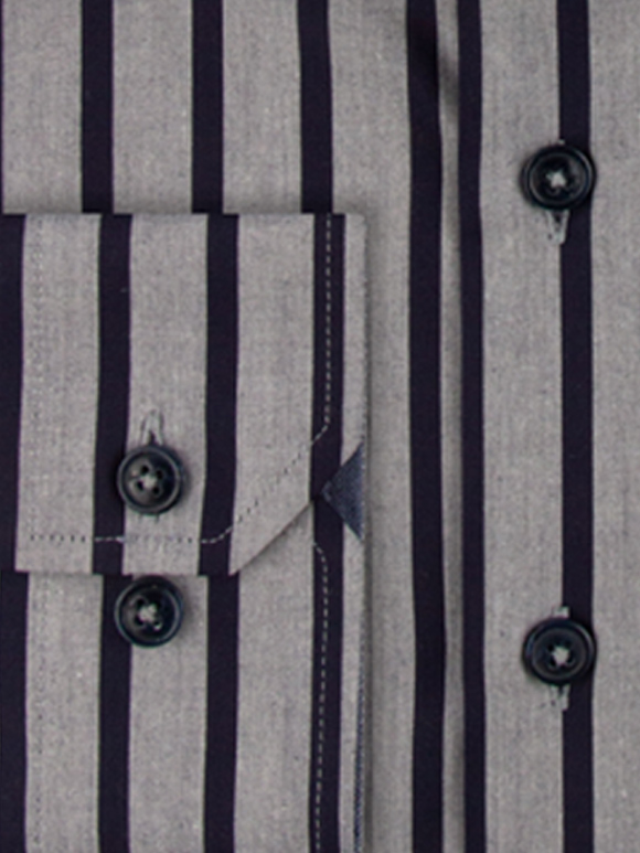 پیراهن مردانه راه راه آستین بلند ال سی من 078