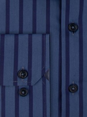 پیراهن مردانه راه راه آستین بلند ال سی من 078