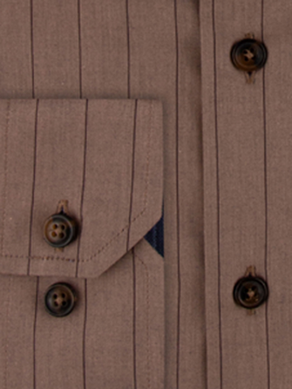 پیراهن مردانه راه راه آستین بلند ال سی من 077