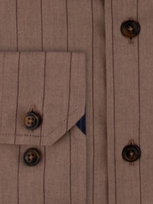 پیراهن مردانه راه راه آستین بلند ال سی من 077