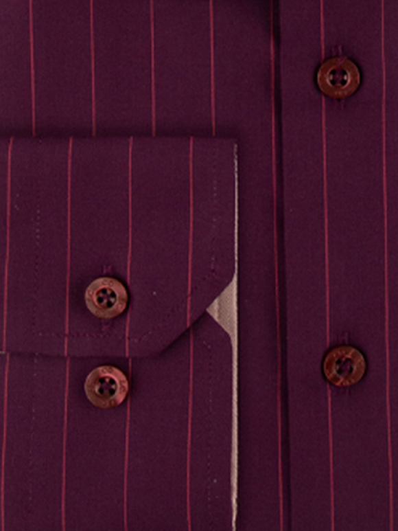 پیراهن مردانه راه راه آستین بلند ال سی من 077