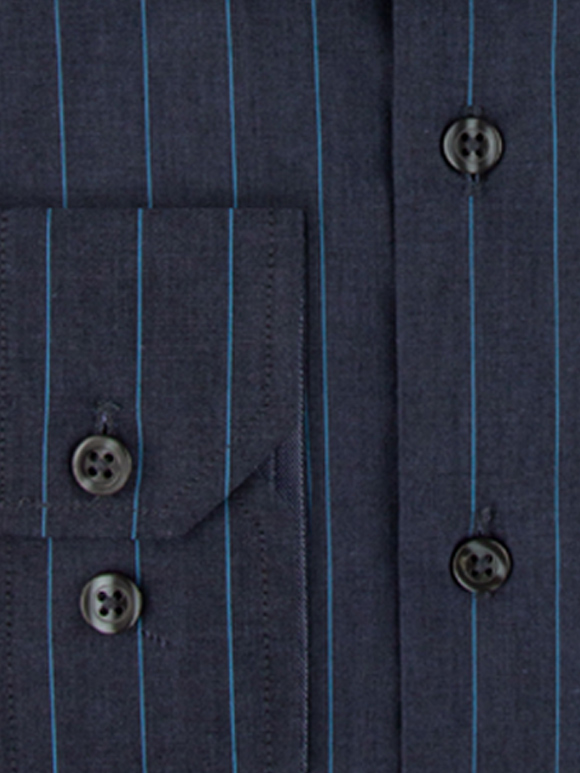 پیراهن مردانه راه راه آستین بلند ال سی من 077