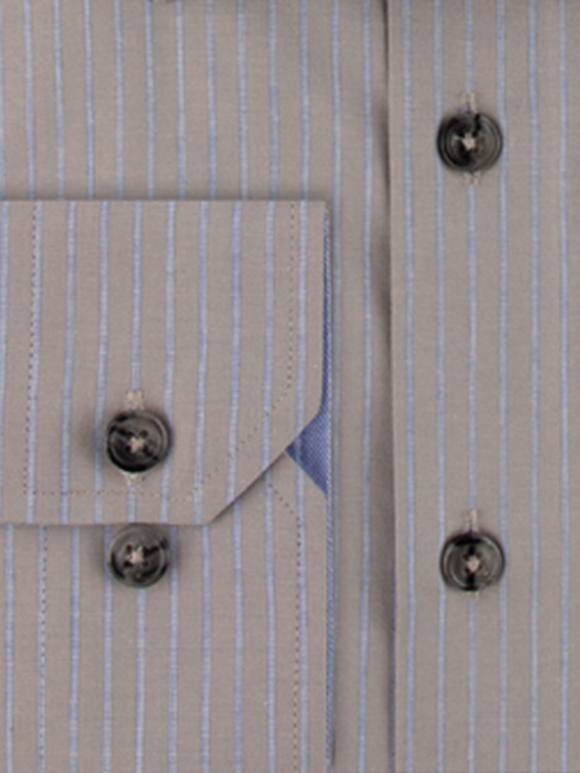 پیراهن مردانه راه راه آستین بلند ال سی من 076