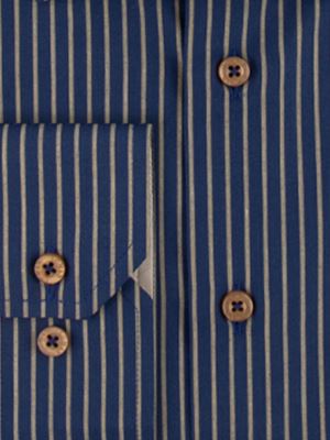 پیراهن مردانه راه راه آستین بلند ال سی من 076