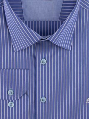 پیراهن  مردانه راه راه آستین بلند ال سی من 076