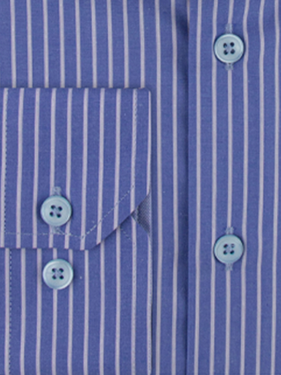 پیراهن  مردانه راه راه آستین بلند ال سی من 076