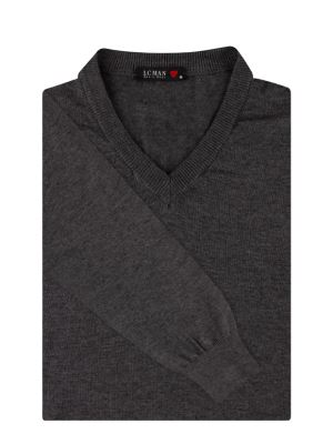 پلیور بافت یقه هفت مردانه