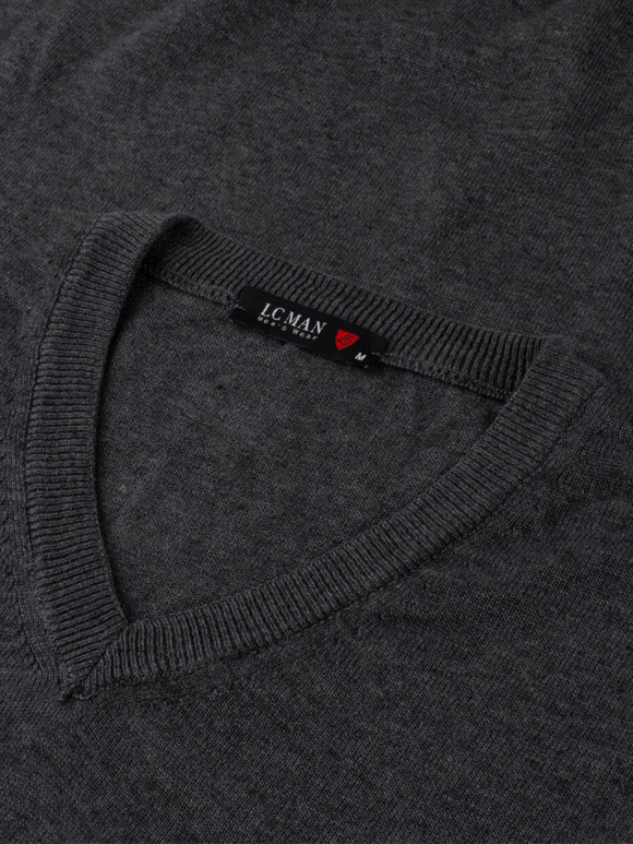 پلیور بافت یقه هفت مردانه